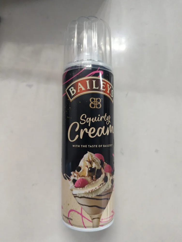Squirty Cream with the Taste of Baileys