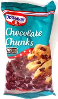 Dr Oetker Chocolate chunks extra dark