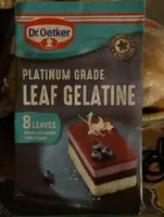 Platinum Grade Leaf Gelatine