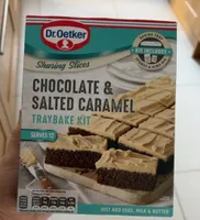 Chocolate & salted caramel traybake kit