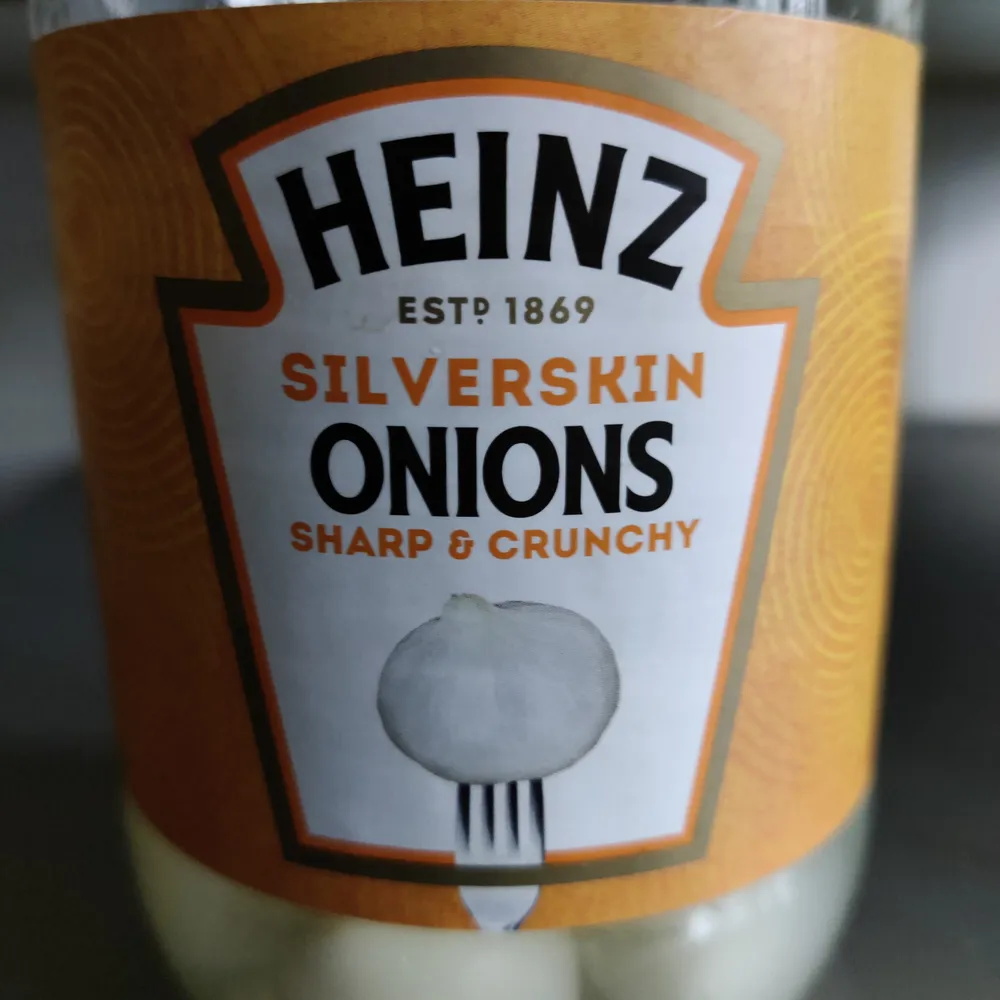 Heinz silverskin onions