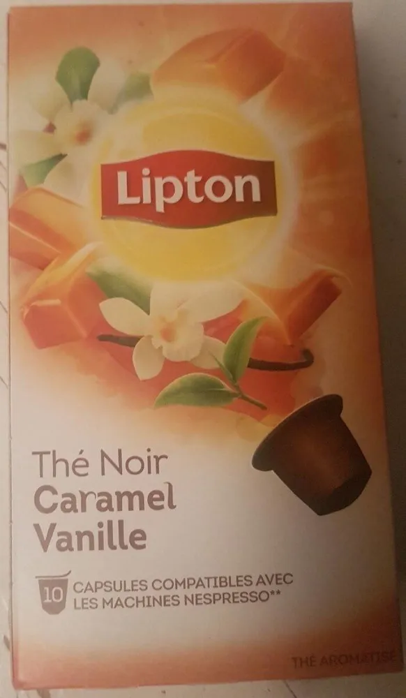 Thé noir caramel vanille