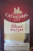 Sliced mature cheddar
