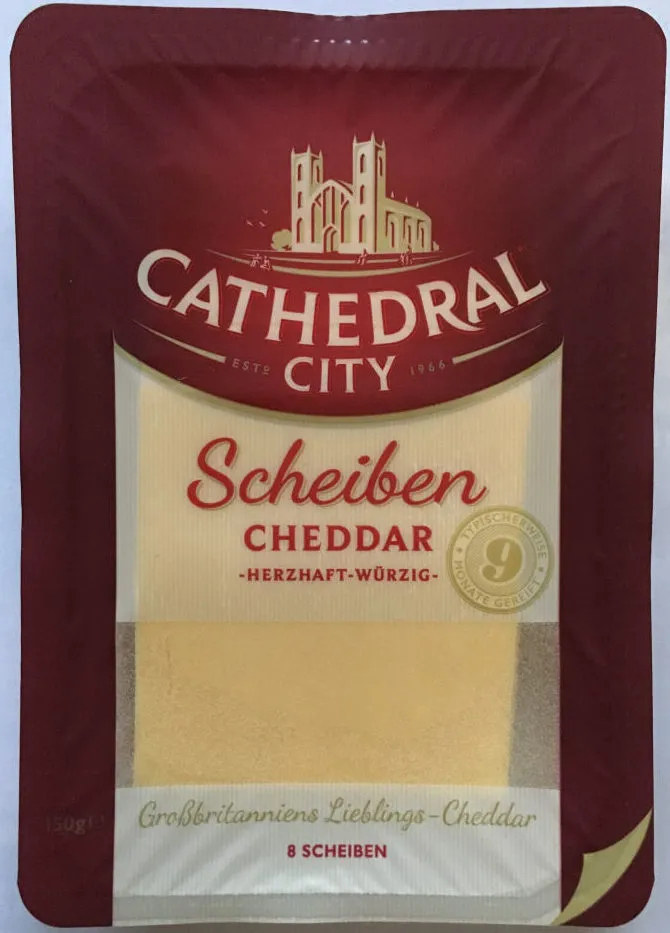 Scheiben Cheddar herzhaft-würzig