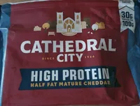 High protein half fat cheddar