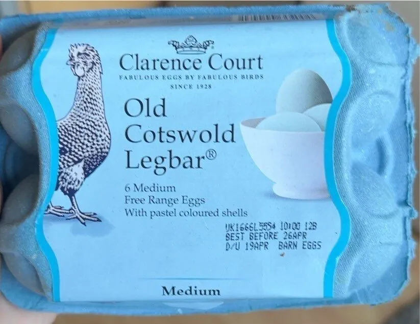 Medium free range eggs