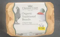 Organic traditional breeds eggs