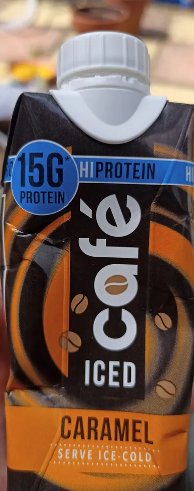 Cafe iced caramel