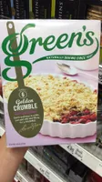 Green's Pâte sablée pour gratin aux fruits