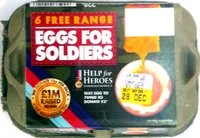6 free range Eggs for Soldiers