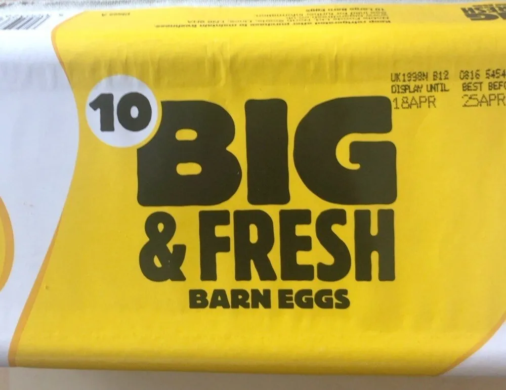 LARGE EGGS BARN EGGS