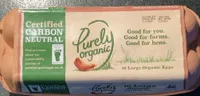 Large organic eggs