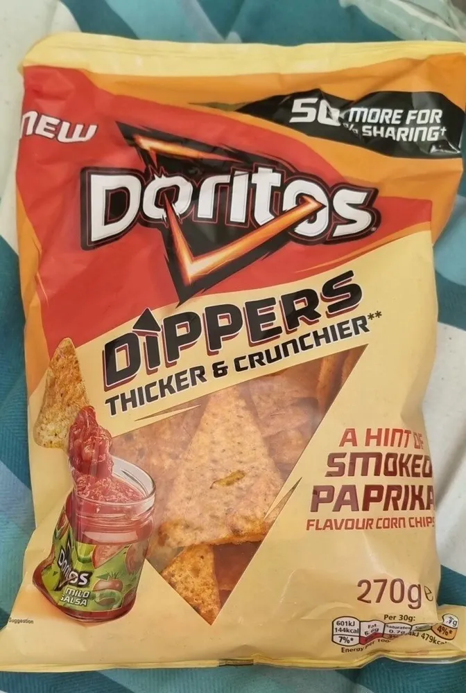 Doritos a hint of paprika