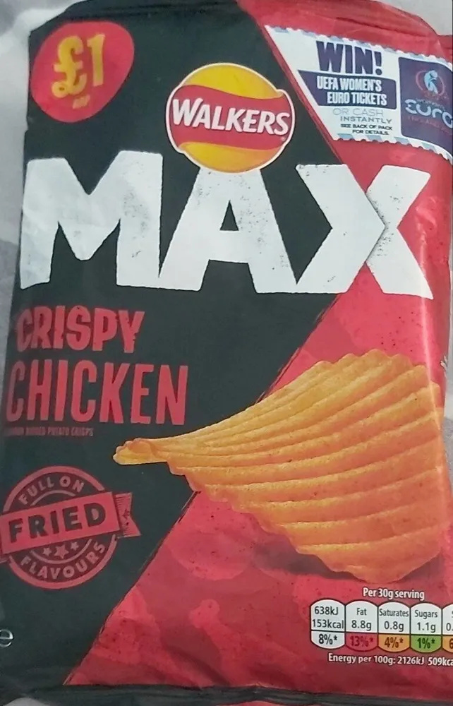 Walkers Max Crispy Chicken