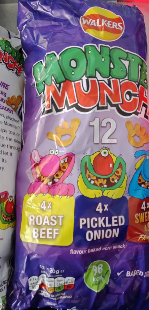 Monster Munch Variety 12pk