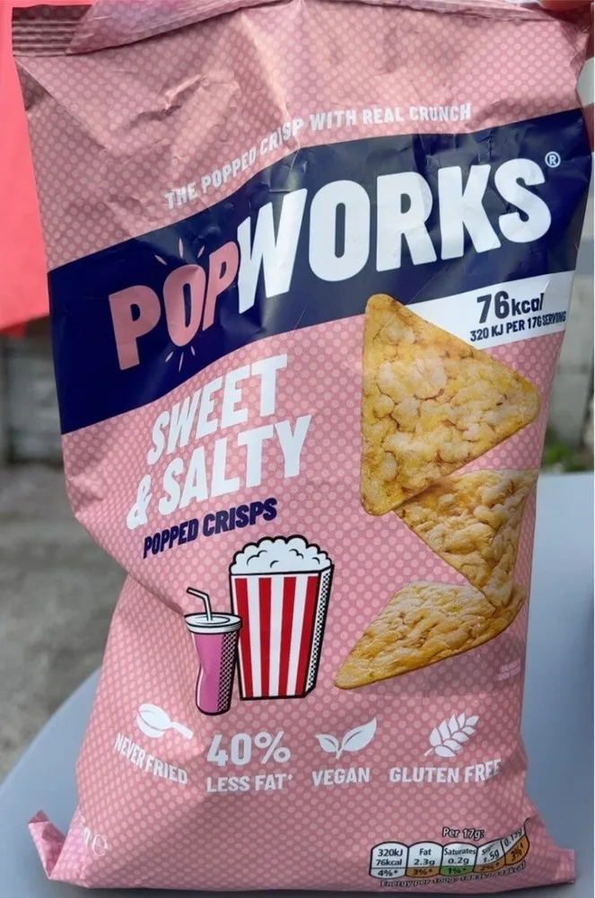 Sweet & Salty Popped Crisps