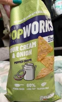 Sour Cream & Onion popped crisps