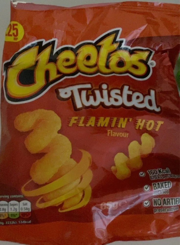 Cheetos Flaming hot 1.25pm