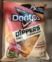 Doritos Dippers Thicker & Crunchier A Hint or Paprika