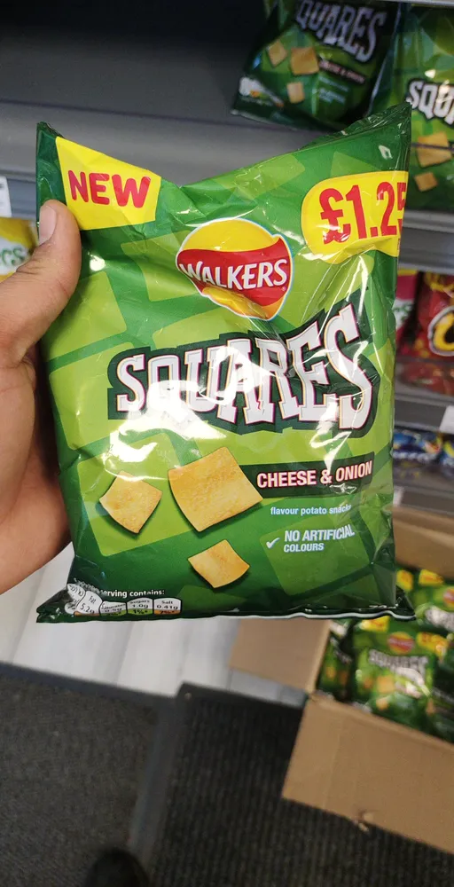 Squares cheese&onion