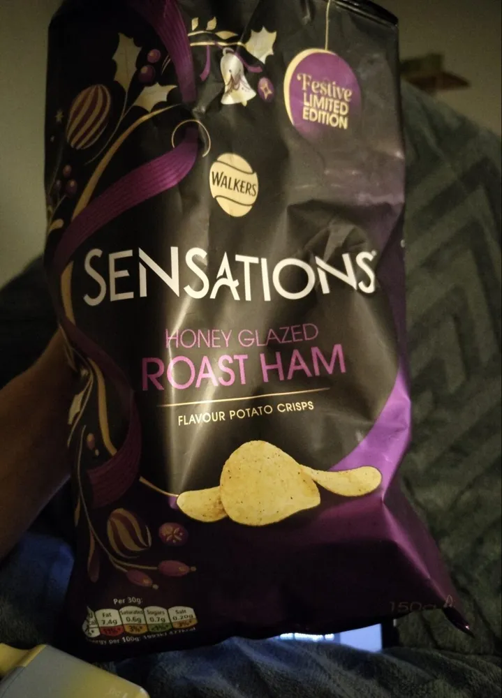 Honey Glased Roast Ham Crisps
