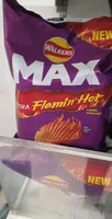 WALKERS NEW MAX EXTRA Flamin' Hot FLAVOUR POTATO C