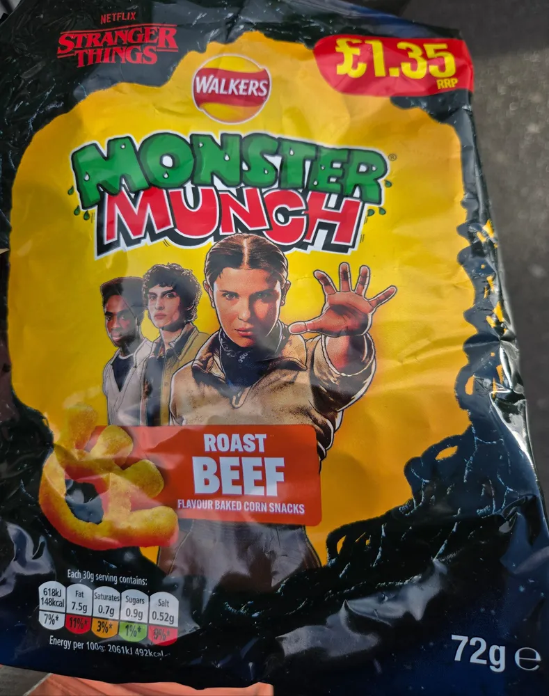 Monster Munch Roast Beef