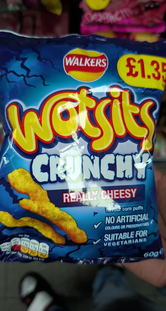 Wotsits crunchy