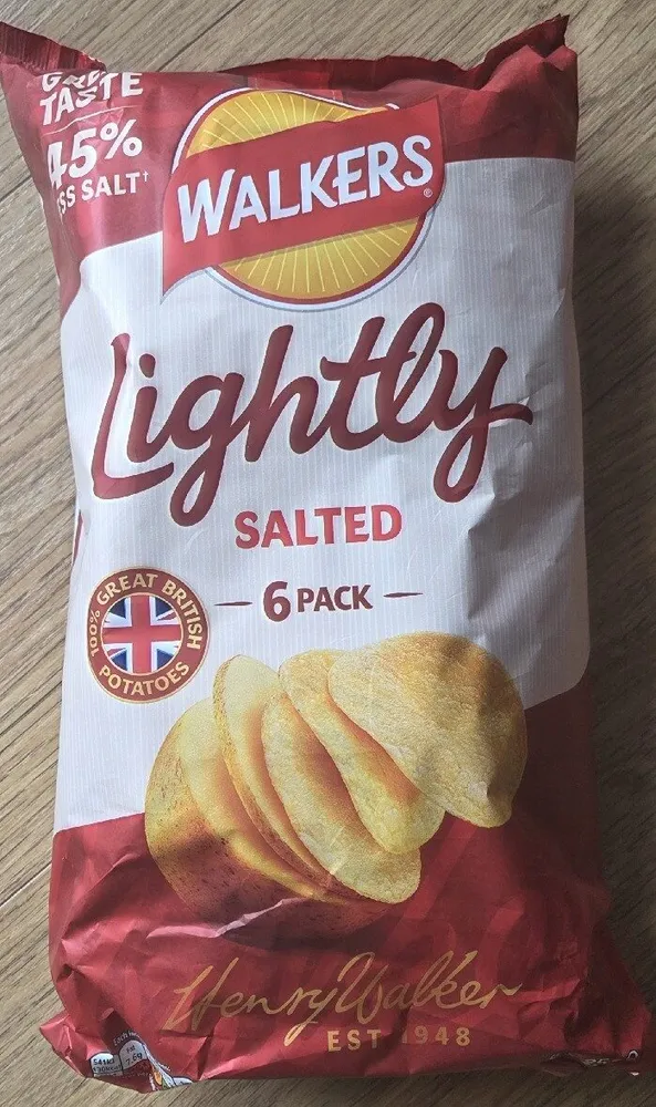 Lightly Salted Crisps (45% Less Salt)