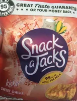 Snack a Jacks Sweet Chili Flavour Crispy Rice  And Corn Snacks 23g