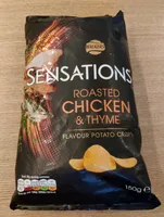 Sensations Roasted Chicken & Thyme Flavour Potato Crisps