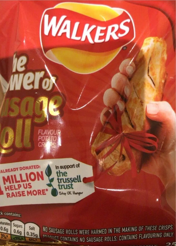 Sausage roll crisps
