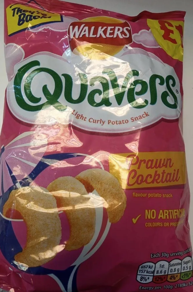 Prawn cocktail Quavers