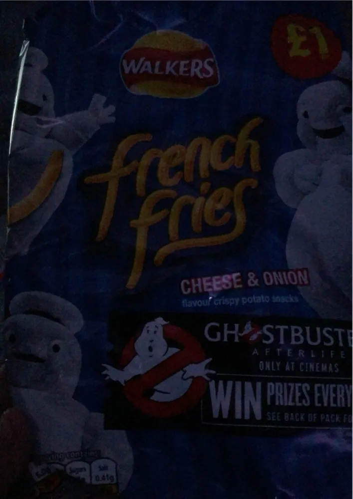 Cheese and inion french fries