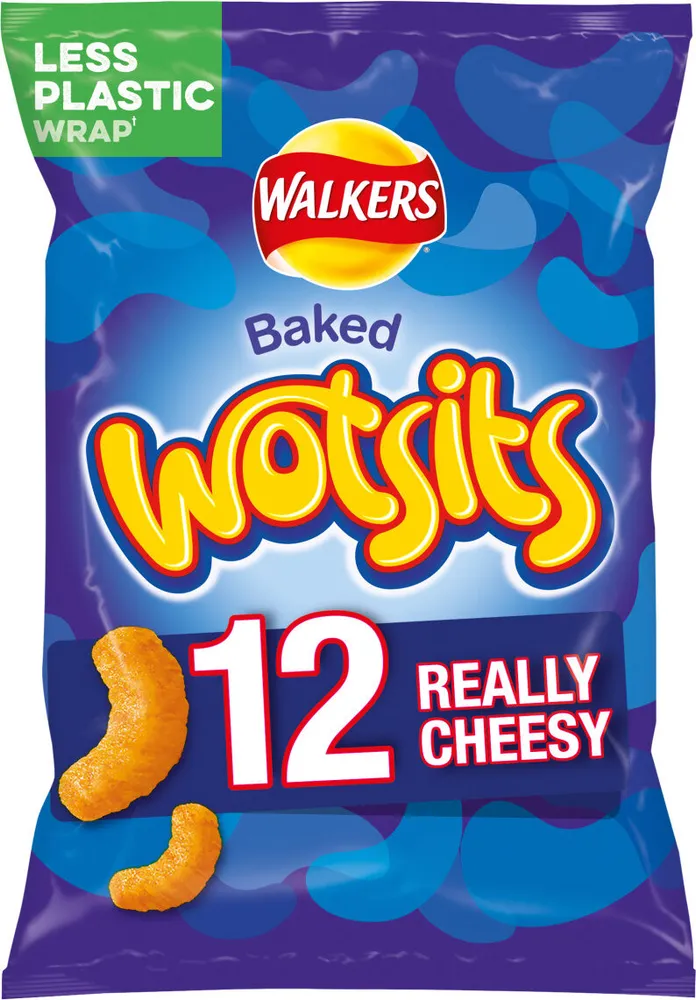 Baked Wotsits 12 Really Cheesy flavour corn puffs