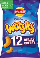 Baked Wotsits 12 Really Cheesy flavour corn puffs
