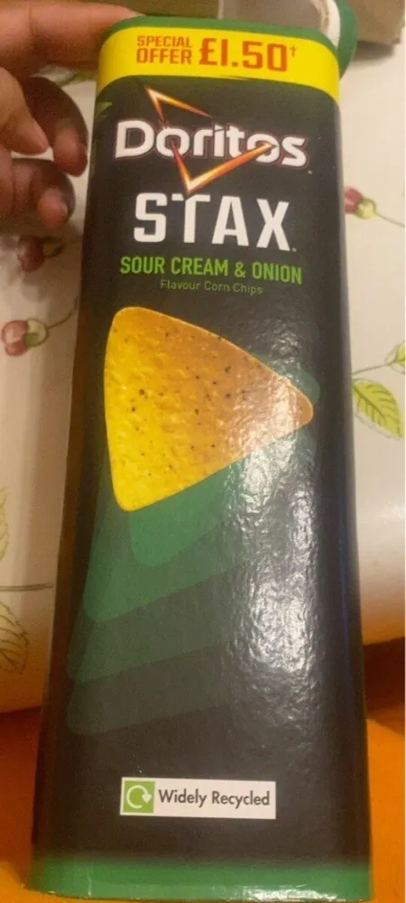 Doritos stax cream onion