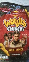Wotsits Crunchy Sweet & Spicy Flamin' Hot flavour corn puffs