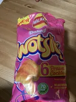 Baked Wotsits Prawn Cocktail flavour corn puffs