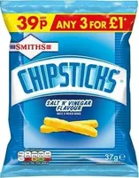 Smiths Chipsticks Salt & Vinegar Snacks PMP