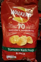 Chips ketchup ×6