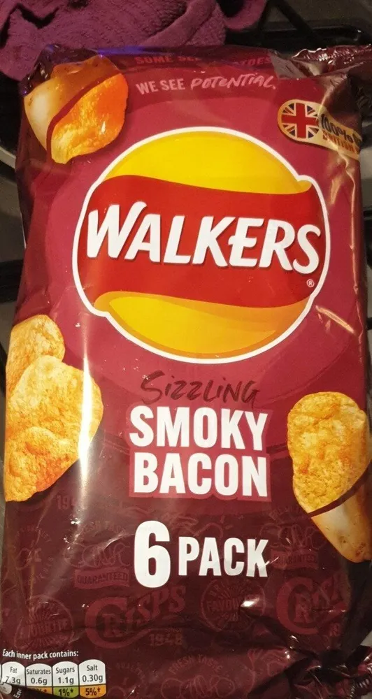 Smokey Bacon Crisps (Walkers)