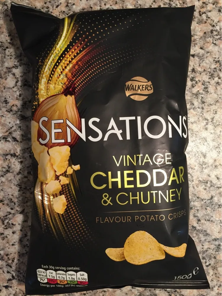 Sensations Vintage Cheddar Red Onion Chutney. 150G