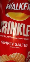 Crinkles Simply Salted Crisps 6 x