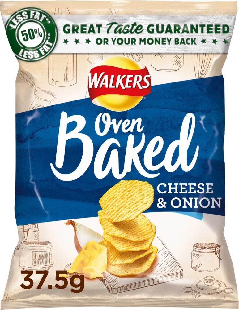 oven baked cheese & onion flavour