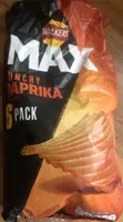 Walkers Max punchy paprika 6pk