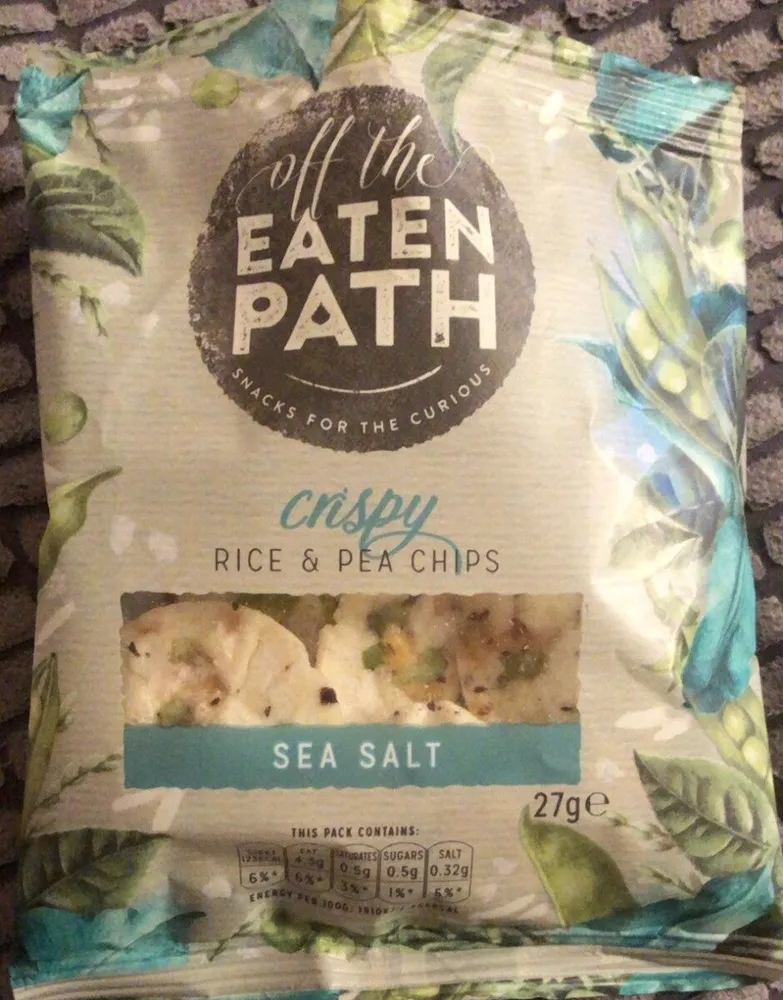 rice and pea chips