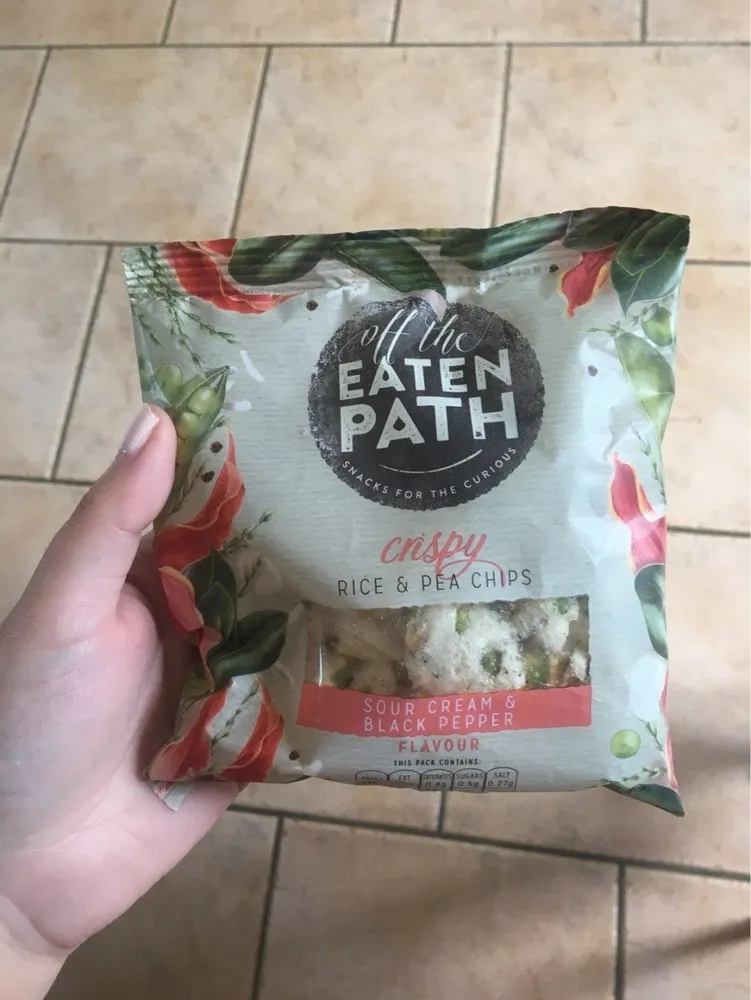 Rice and pea chips