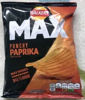 Punchy Paprika Flavour Ridged Potato Crisps