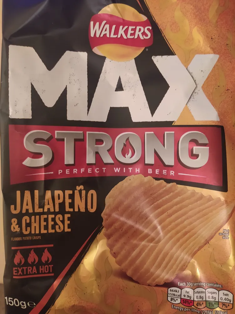 Max strong Jalapeño and cheese